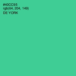 #40CC95 - De York Color Image