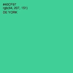 #40CF97 - De York Color Image