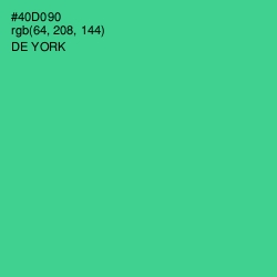 #40D090 - De York Color Image