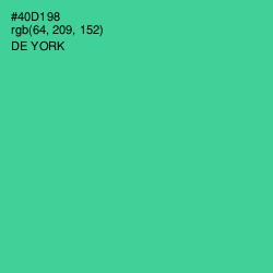 #40D198 - De York Color Image