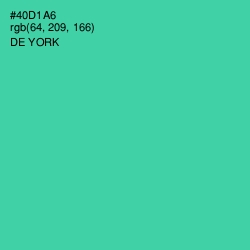 #40D1A6 - De York Color Image