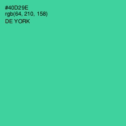 #40D29E - De York Color Image