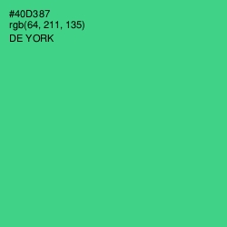 #40D387 - De York Color Image