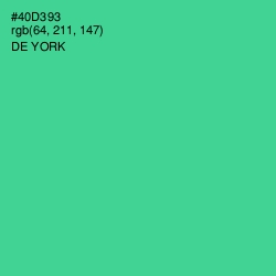 #40D393 - De York Color Image