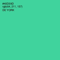 #40D39D - De York Color Image