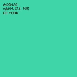 #40D4A9 - De York Color Image