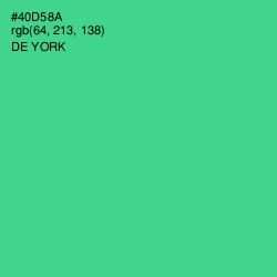#40D58A - De York Color Image