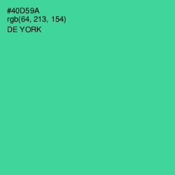 #40D59A - De York Color Image
