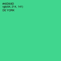 #40D68D - De York Color Image