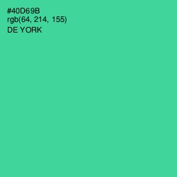 #40D69B - De York Color Image