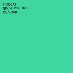 #40D6A1 - De York Color Image