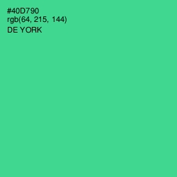 #40D790 - De York Color Image