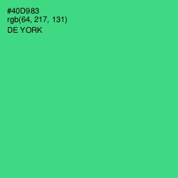 #40D983 - De York Color Image