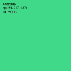 #40D989 - De York Color Image