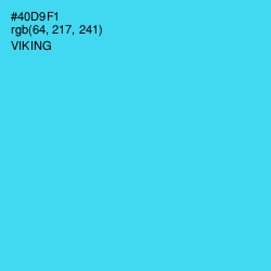 #40D9F1 - Viking Color Image