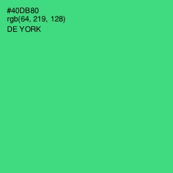 #40DB80 - De York Color Image