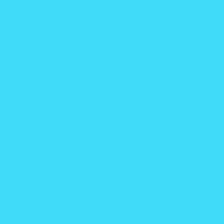 #40DBF9 - Turquoise Blue Color Image