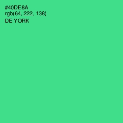 #40DE8A - De York Color Image