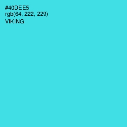 #40DEE5 - Viking Color Image