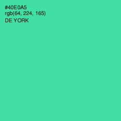 #40E0A5 - De York Color Image