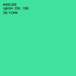 #40E29E - De York Color Image