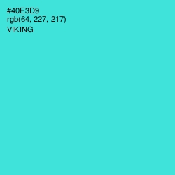 #40E3D9 - Viking Color Image