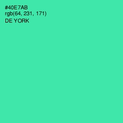 #40E7AB - De York Color Image