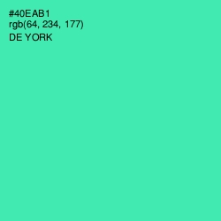 #40EAB1 - De York Color Image