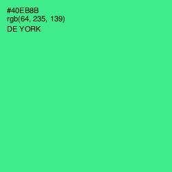#40EB8B - De York Color Image
