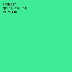 #40EB97 - De York Color Image