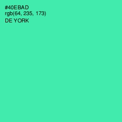 #40EBAD - De York Color Image