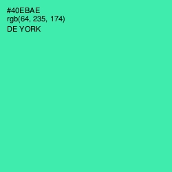 #40EBAE - De York Color Image