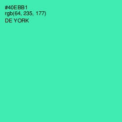 #40EBB1 - De York Color Image