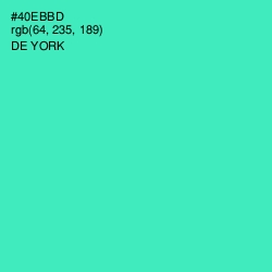 #40EBBD - De York Color Image