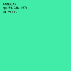 #40ECA7 - De York Color Image