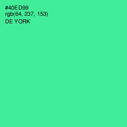 #40ED99 - De York Color Image