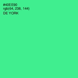 #40EE90 - De York Color Image