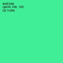 #40EE98 - De York Color Image