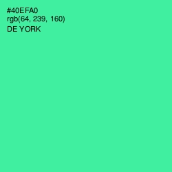 #40EFA0 - De York Color Image