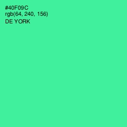 #40F09C - De York Color Image
