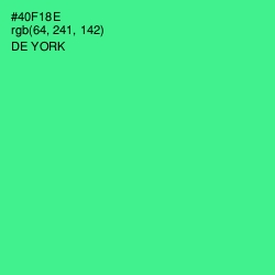 #40F18E - De York Color Image