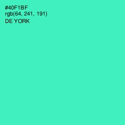 #40F1BF - De York Color Image