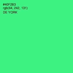 #40F283 - De York Color Image