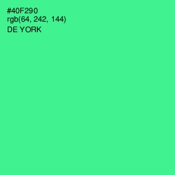 #40F290 - De York Color Image