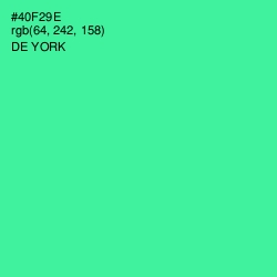 #40F29E - De York Color Image