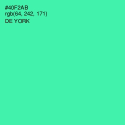 #40F2AB - De York Color Image