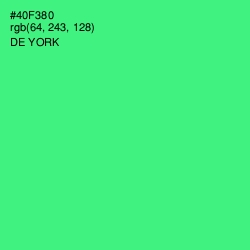 #40F380 - De York Color Image