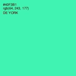 #40F3B1 - De York Color Image