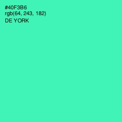 #40F3B6 - De York Color Image