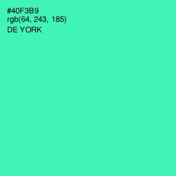 #40F3B9 - De York Color Image